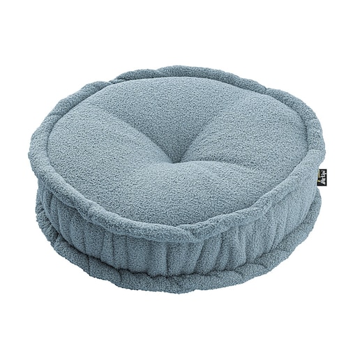 Puf francuski, niebieski, 50x13cm, Boucle