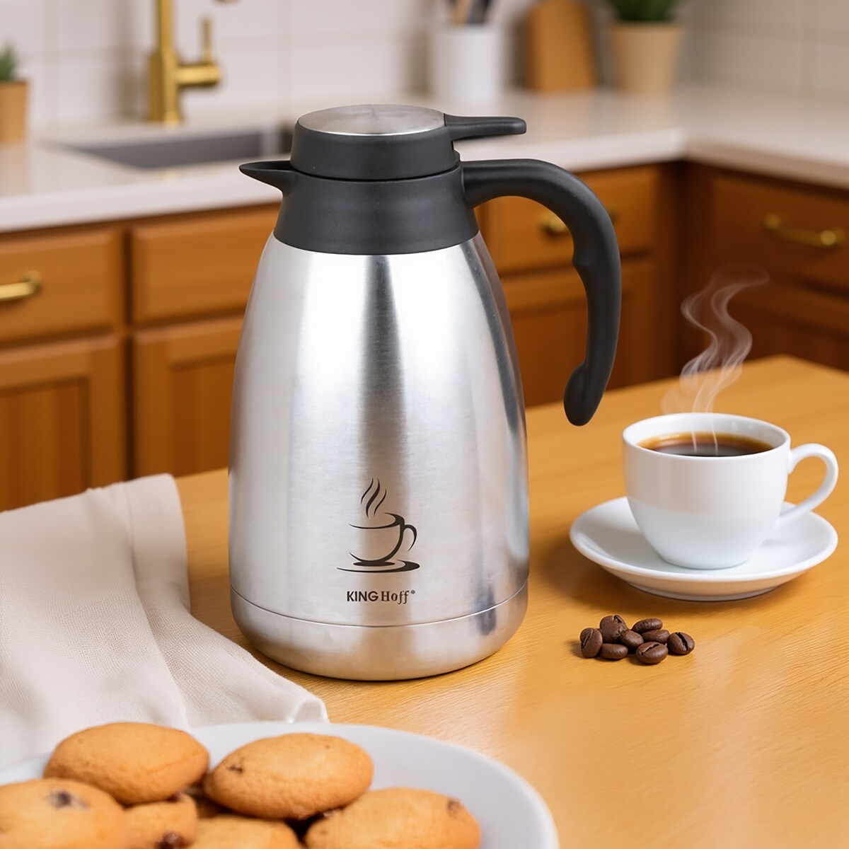 Kinghoff termos na kawę i herbatę 2l 63232