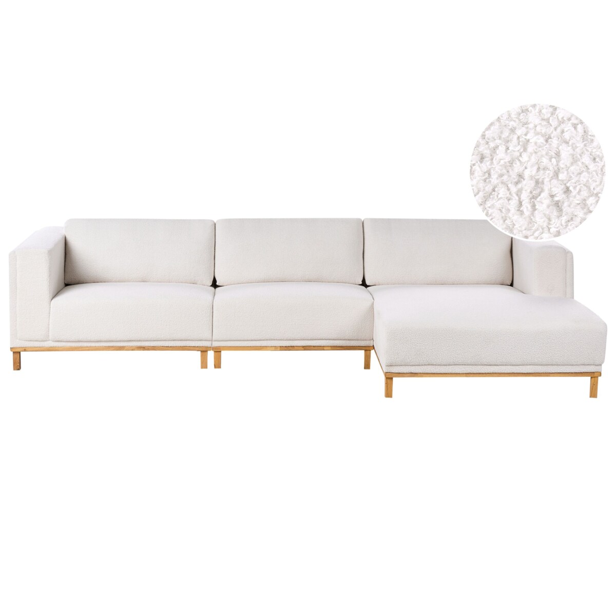 Narożnik dla 5 osób VENG Złamana biel Lewostronny