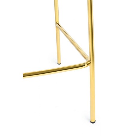 Barowe krzesło kuchenne Margo KH1201100129.11 King Home ciemnoszare, King Home