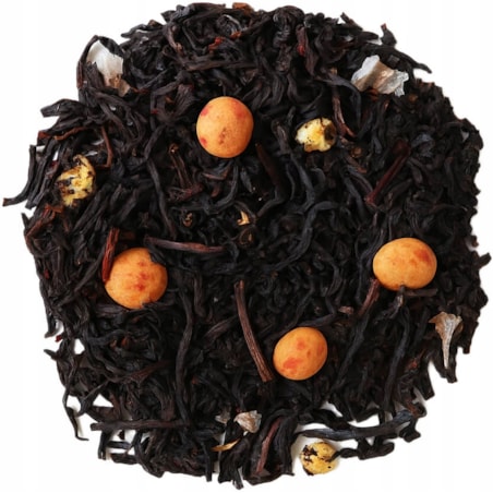 Herbata czarna DLA MĘŻA sypana premium karmelowe czekoladki sól nugat 150g - herbata liściasta sypana mieszanka napar susz