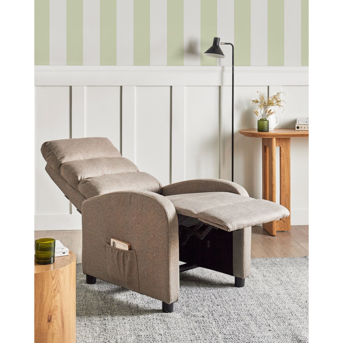 Rozkładany fotel OTUS Beżowoszary