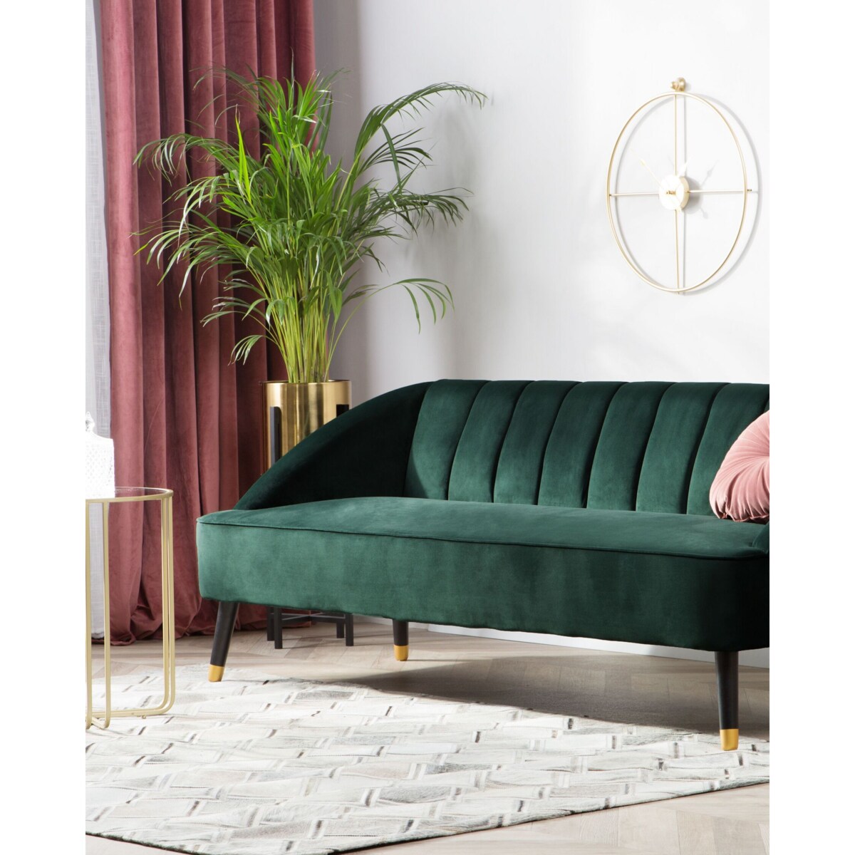 Dywan AGACLI 140 x 200 cm Skóra naturalna Szary