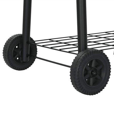 vidaXL Klasyczny grill z wędzarnią na węgiel drzewny