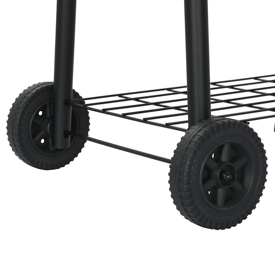 vidaXL Klasyczny grill z wędzarnią na węgiel drzewny