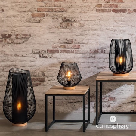 Lampa stołowa JENA w stylu loft, 28 cm