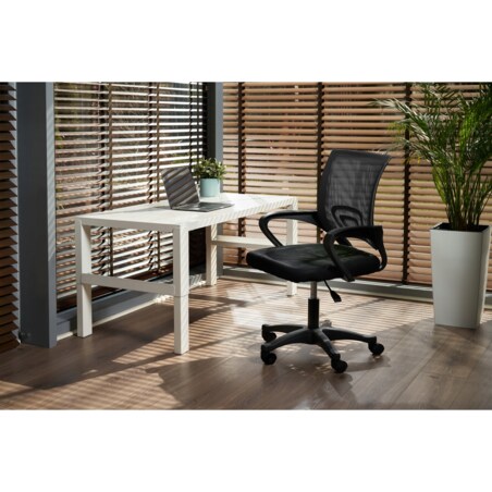 Krzesło biurowe profilowane SMART czarne