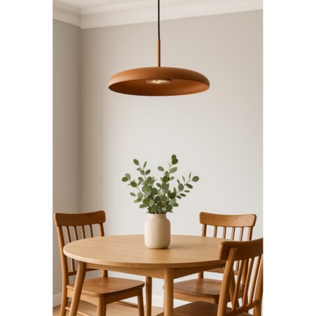 LAMPA WISZĄCA ALUMINIOWA METEORRA BRĄZOWY