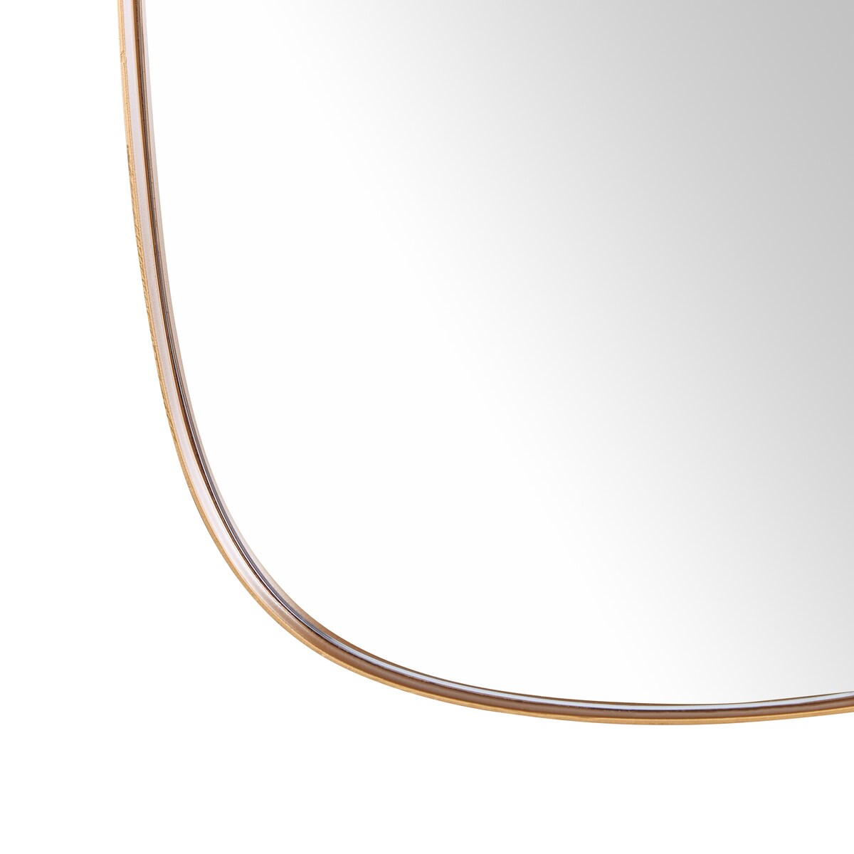 Lustro ścienne CERGY 39 cm 95 cm Metal Złoty