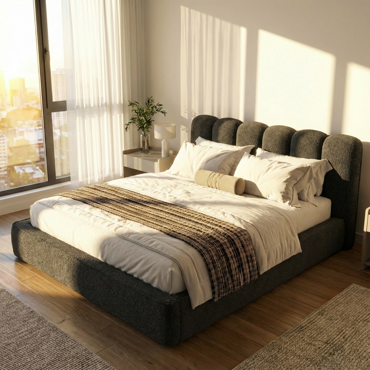 Łóżko Tapicerowane Veneto 120X200 Stelaż Pojemnik Na Pościel Abriamo 08