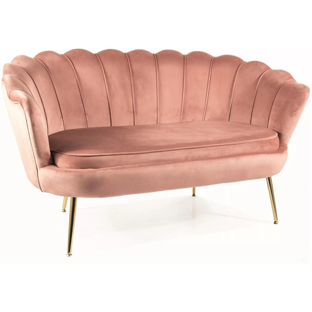 Sofa CAMELLIA 2 VELVET różowa