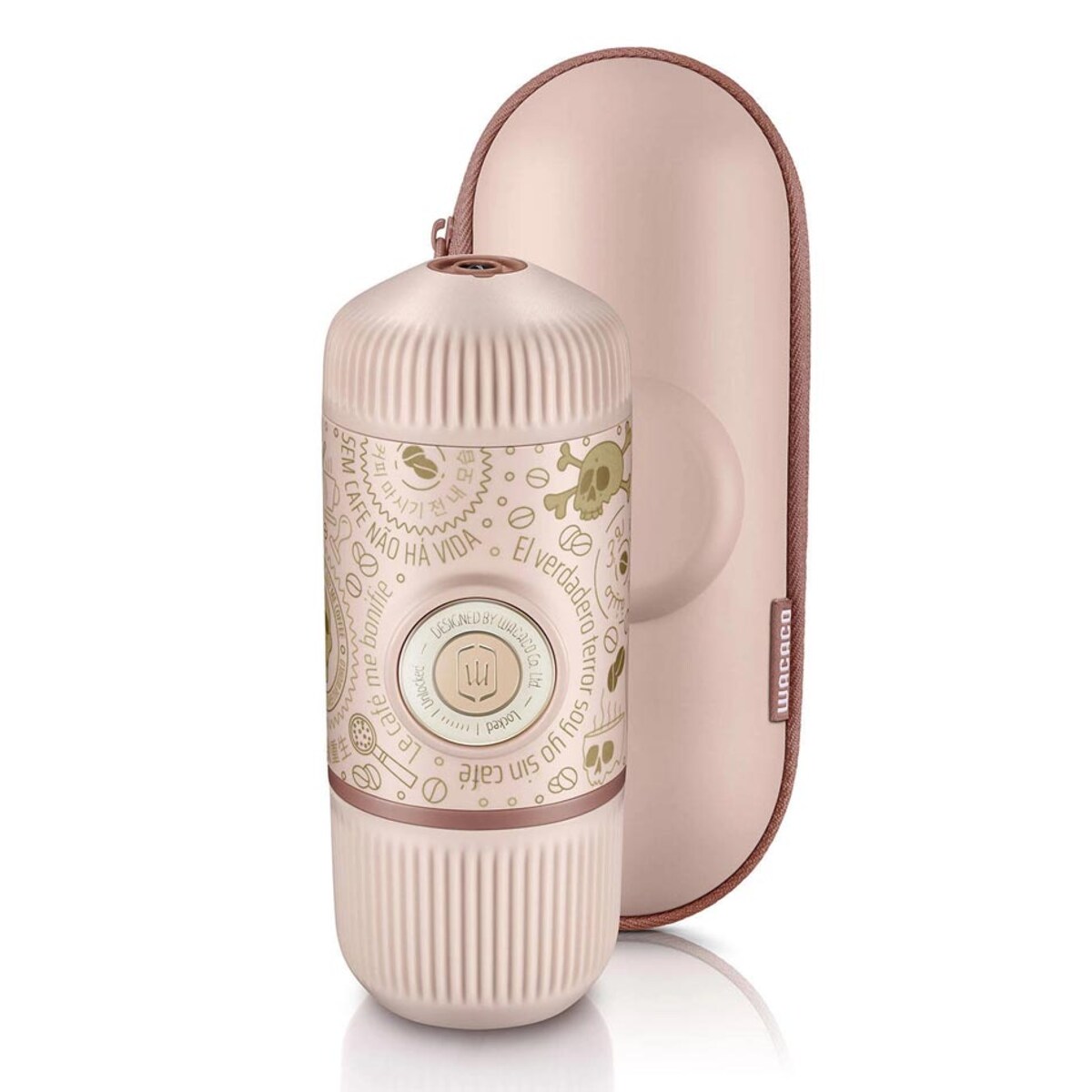 Przenośny ekspres do kawy z etui Dark Souls - pink Nanopresso Wacaco