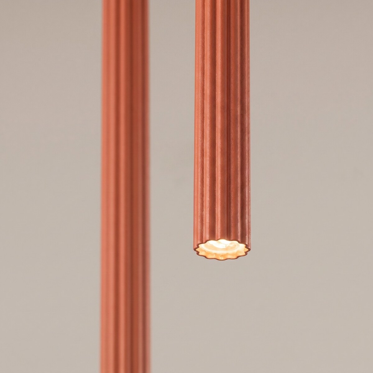 Lampa wisząca ARCHE 2P ochra czerwona