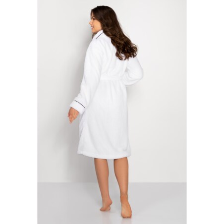 Szlafrok Madame Long White, XL