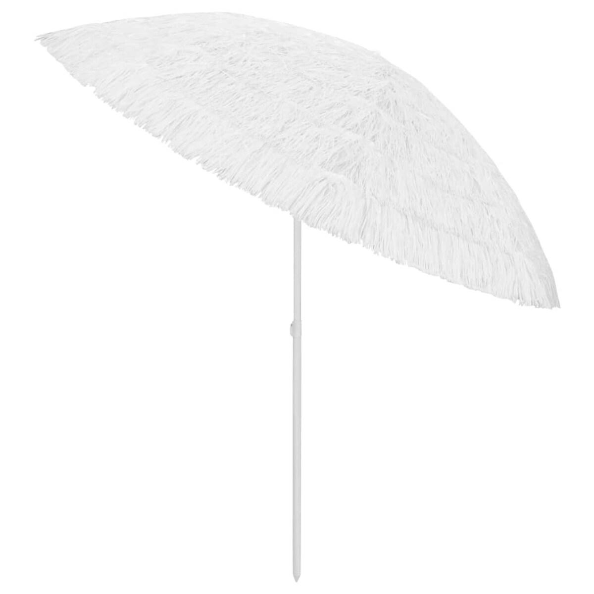 vidaXL Parasol plażowy w hawajskim stylu, biały, 300 cm