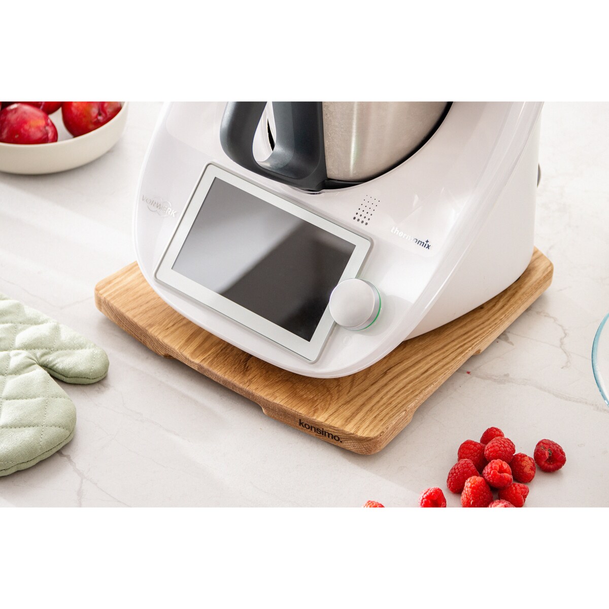 KONSIMO COQUERE Talerz Thermomix, dąb olejowany