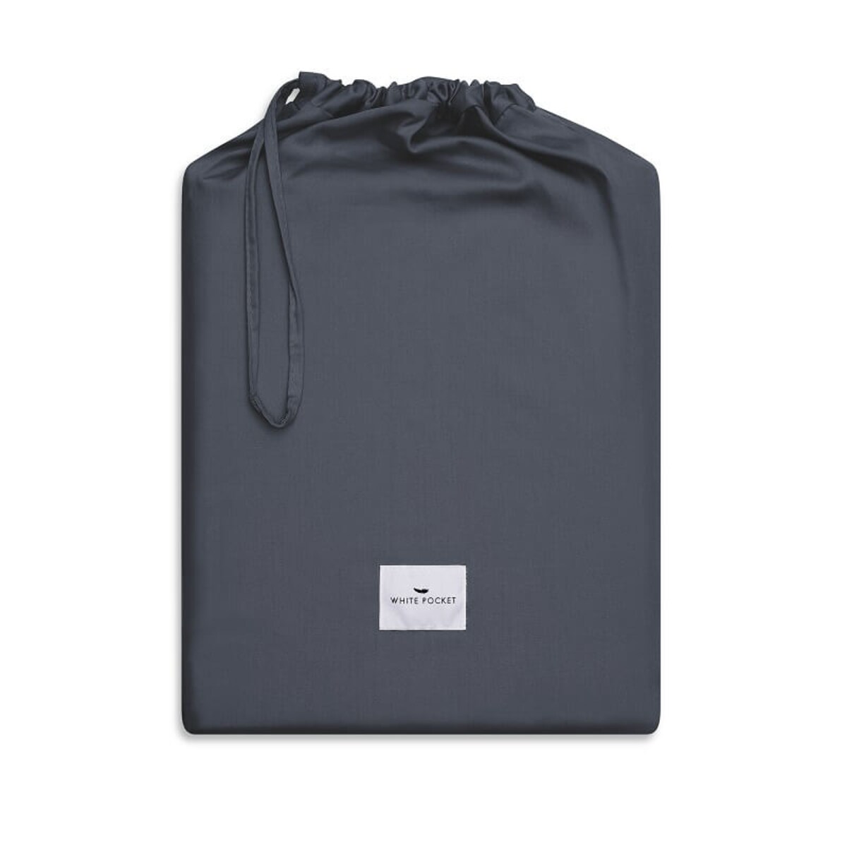 Pościel satynowa graphite grey 220/200 + 2 x 50/60 cm