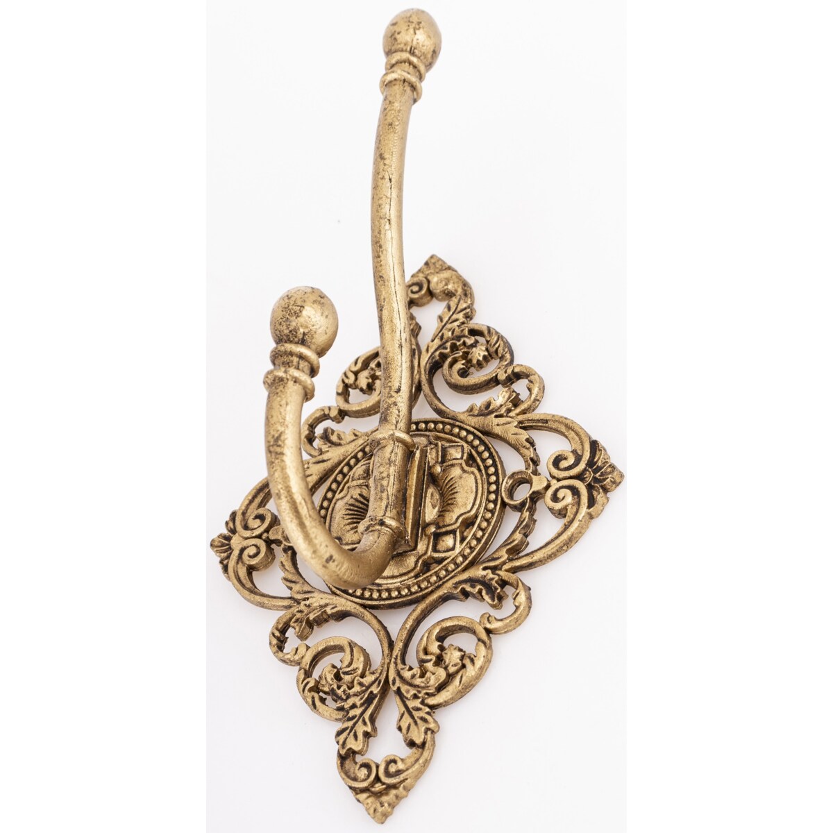 Wieszak ścienny metalowy 16x8x5 cm GANSO pojedynczy