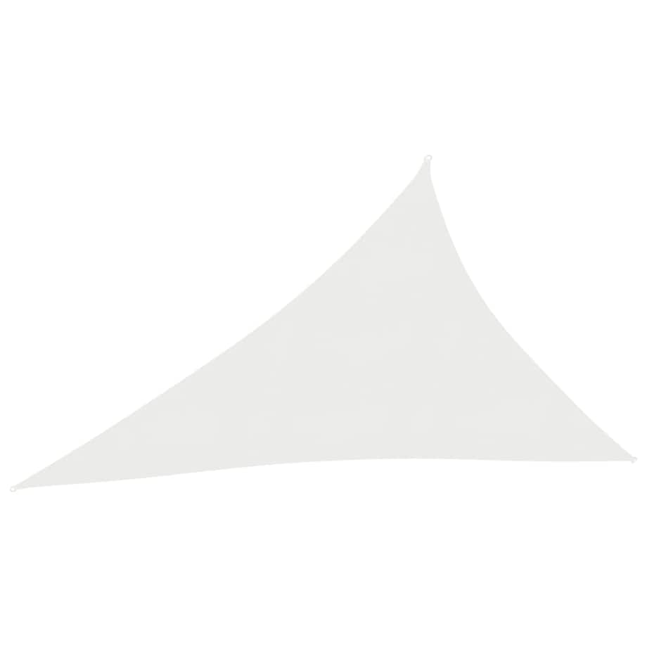 vidaXL Żagiel przeciwsłoneczny, 160 g/m², biały, 4x5x6,8 m, HDPE