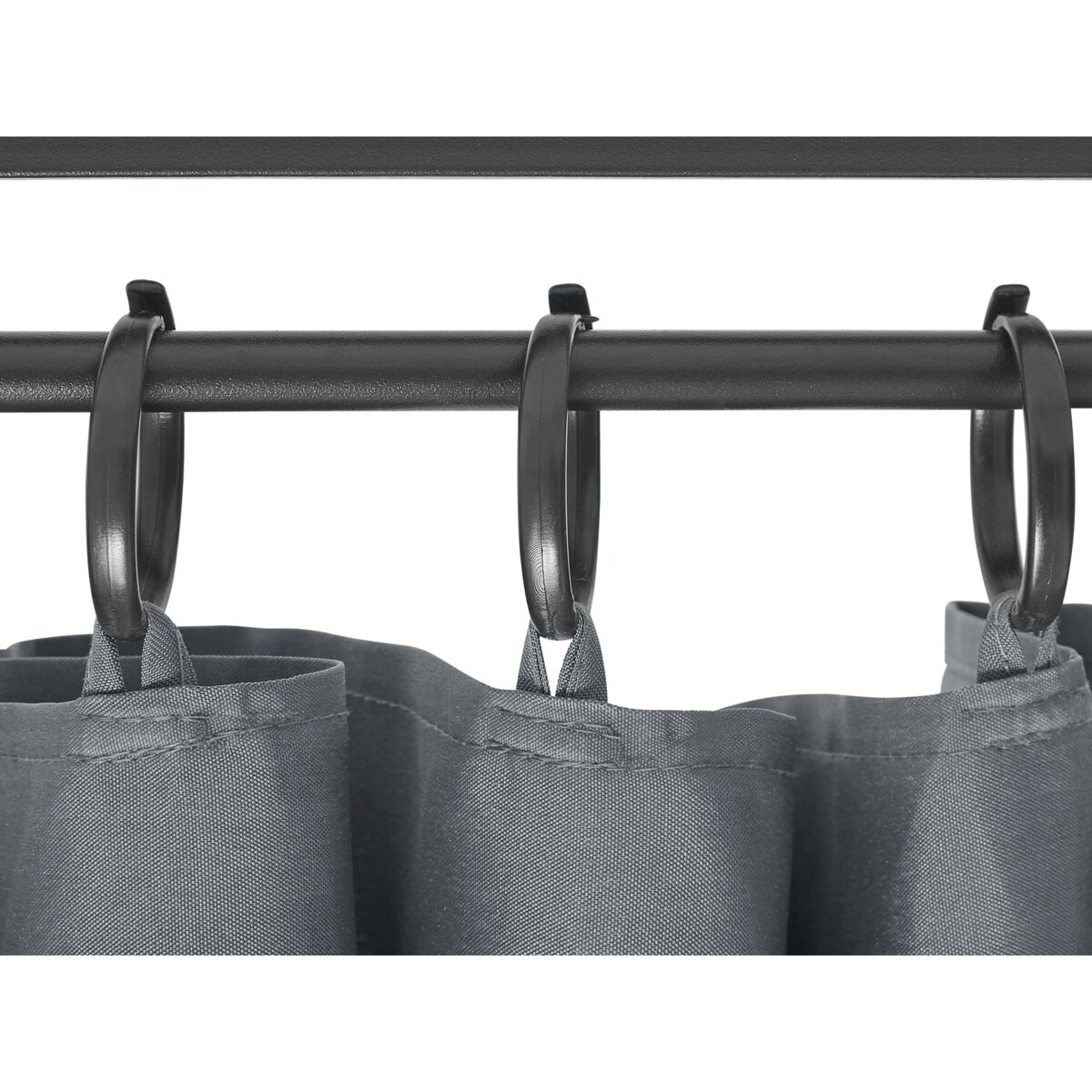 Pawilon ogrodowy ⌀ 368 cm ciemnoszary SAFARA