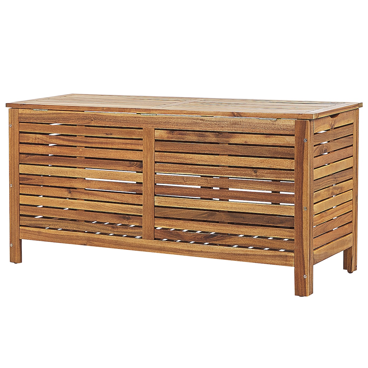 Skrzynia ogrodowa RIVIERA 130 cm 48 cm Jasnobrązowy