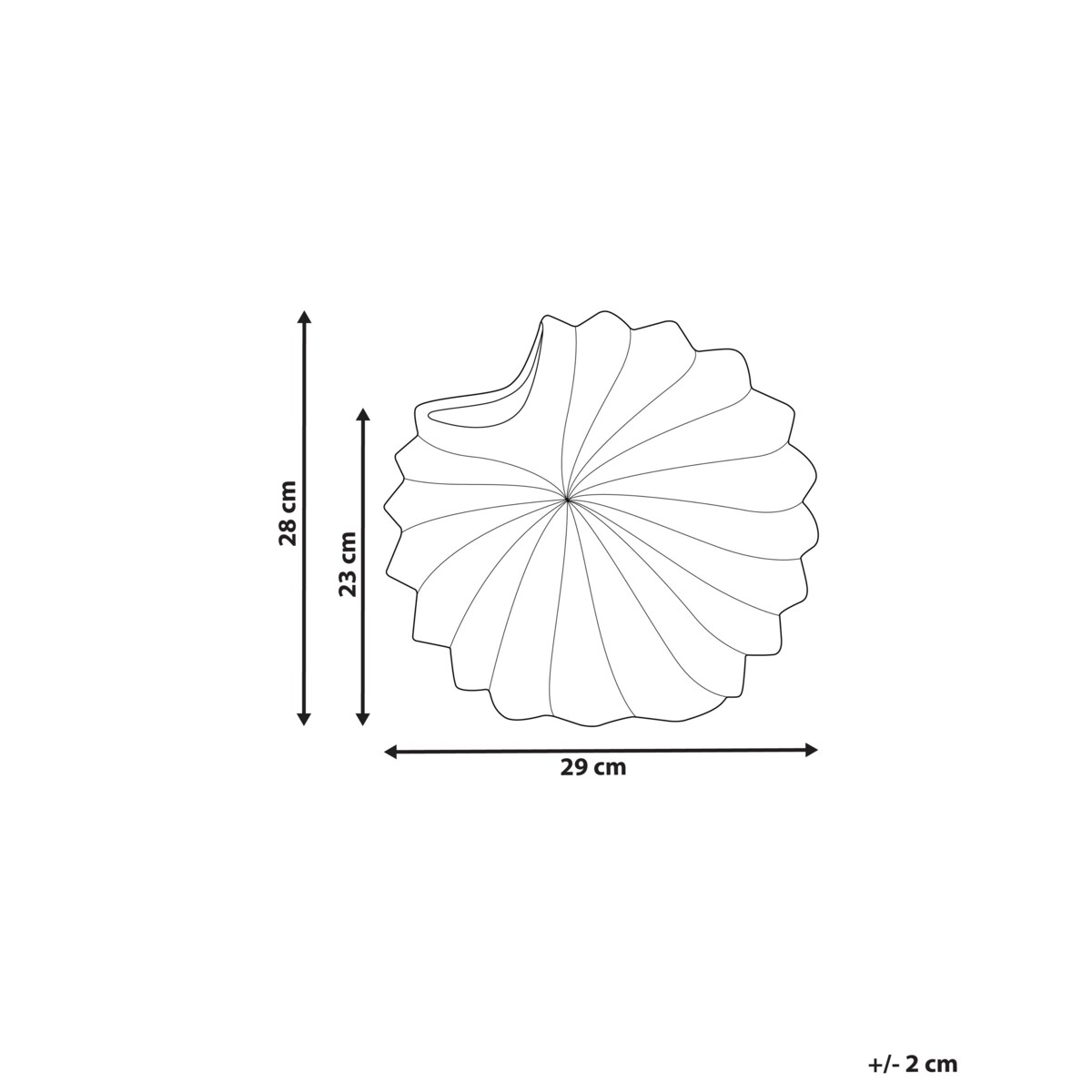 Kamionka Wazon na kwiaty 28 cm Biały SCUP