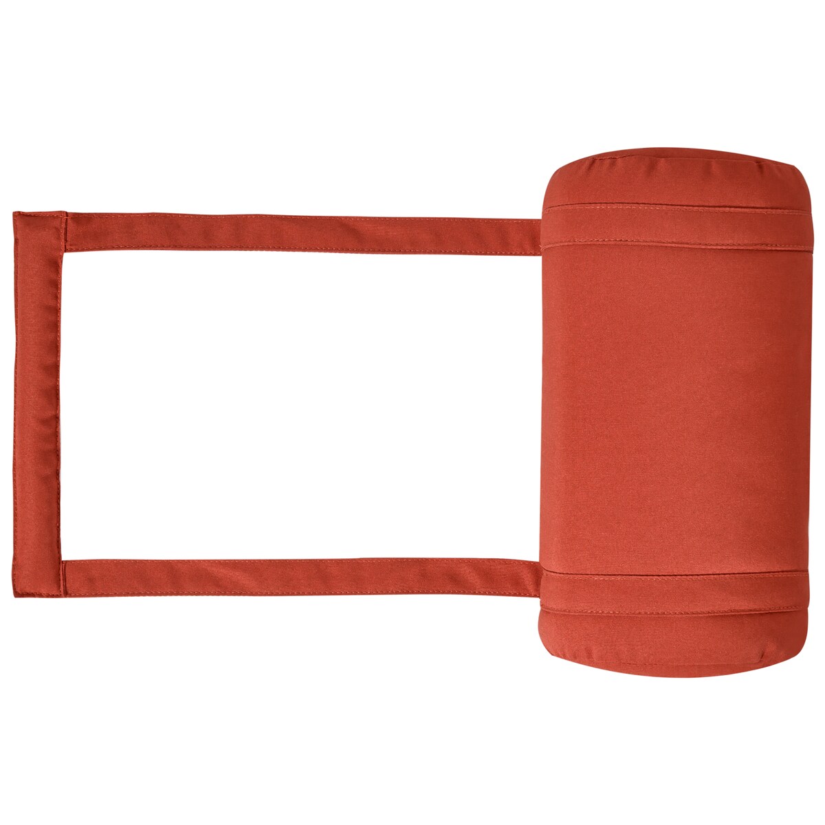 Poduszka na leżak ogrodowy CESANA PREMIUM 192 x 56 cm Czerwony