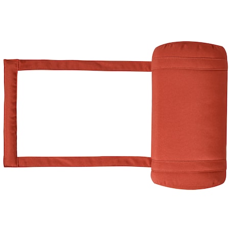 Poduszka na leżak ogrodowy CESANA PREMIUM 192 x 56 cm Czerwony