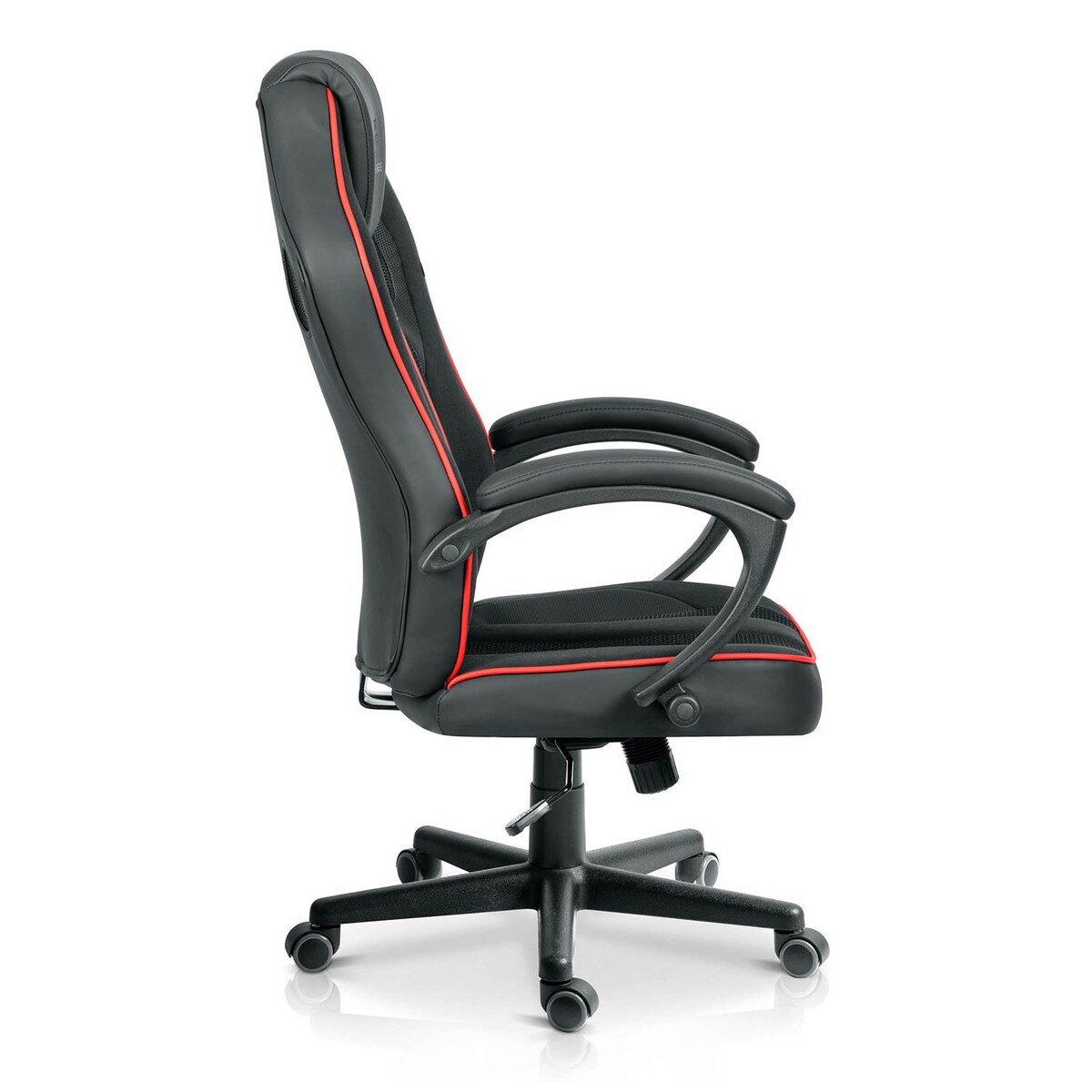 Fotel gamingowy obrotowy dla gracza Sofotel Master czarno-czerwony
