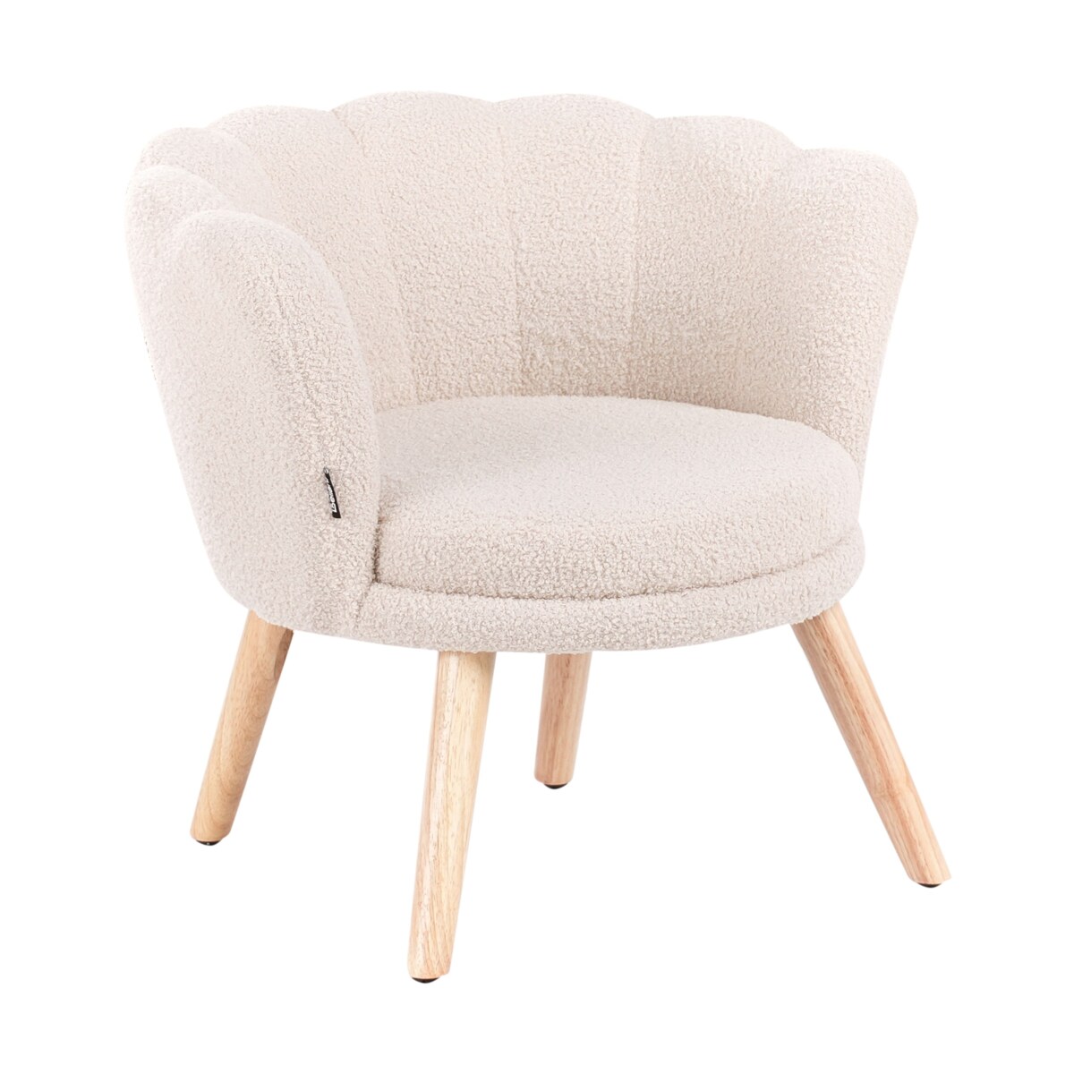 Fotel dziecięcy HALBY Boucle Jasnobeżowy