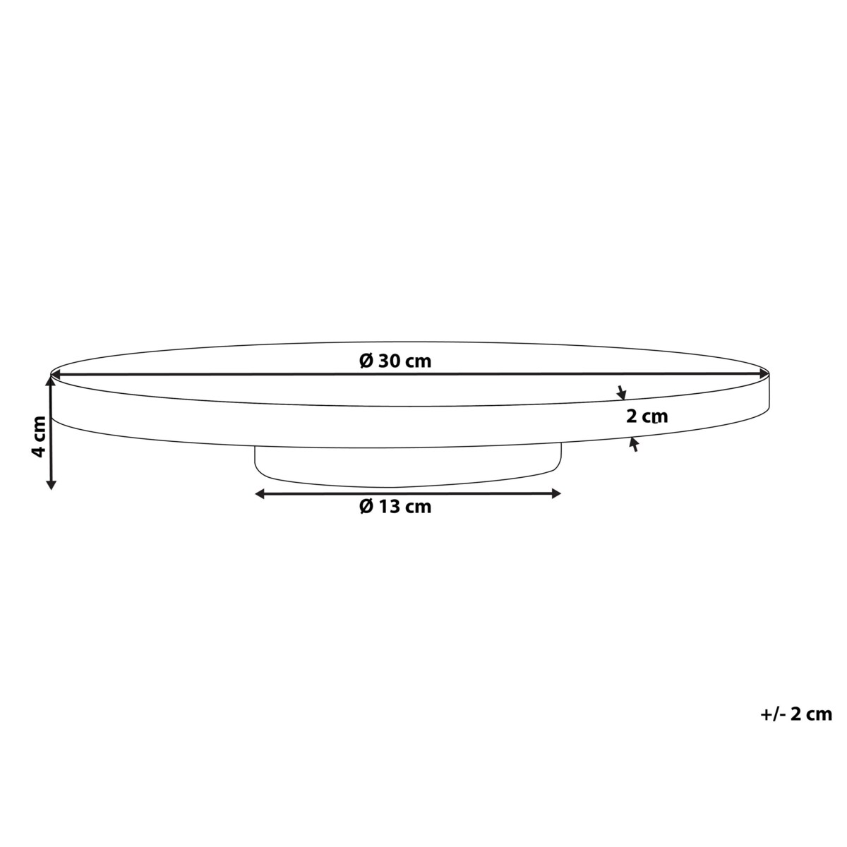 Patera na ciasto ASTROS Kamień Biały marmur