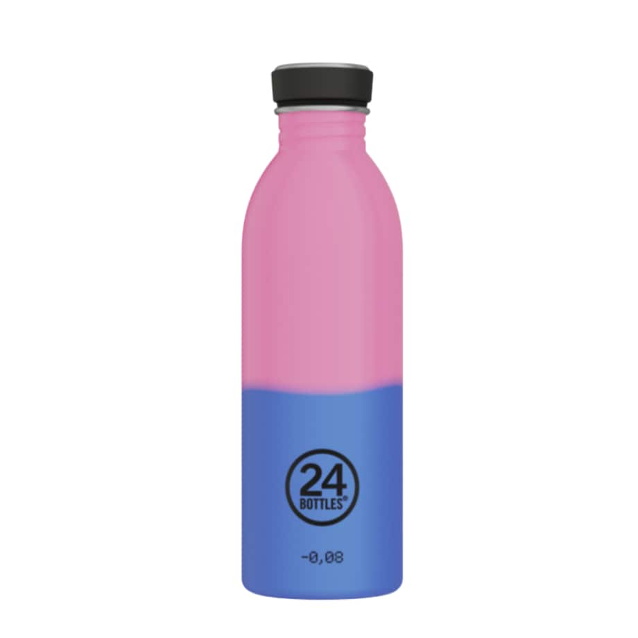 24BOTTLES URBAN BOTTLE REactive butelka na wodę 500 ml, Pink / Blue