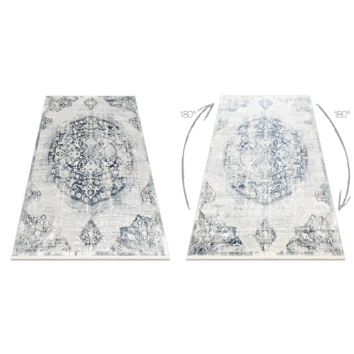 Dywan DISTIN 0820A granatowy / niebieski / 140x190 cm