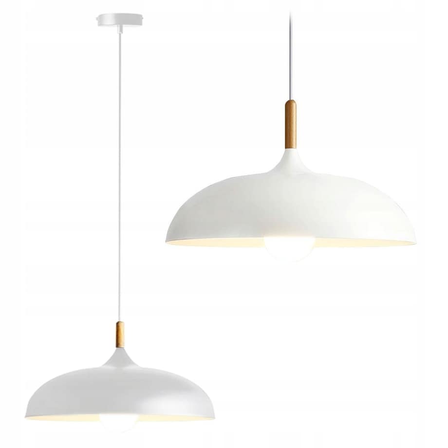 Lampa Wisząca Duża 45Cm Nowoczesna Anzo E27 Kolory