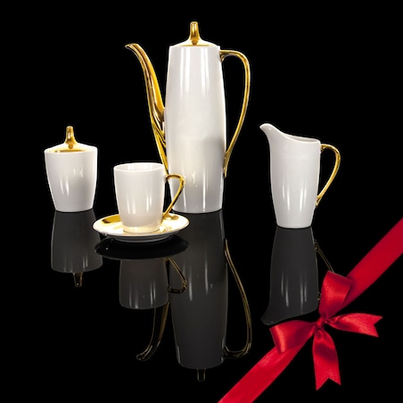 Garnitur do kawy dla 6 osób 15 el. Goplana Świetliste Jezioro G360