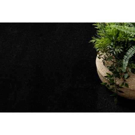 Dywan HAMPTON Chick koło ramka czarny koło 160 cm