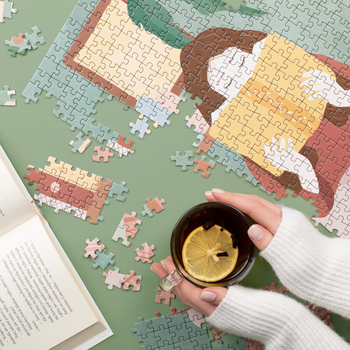 Muno Puzzle "Home Alone" by Ola Kryngiert Puzzle 500 el. w ozdobnej tubie