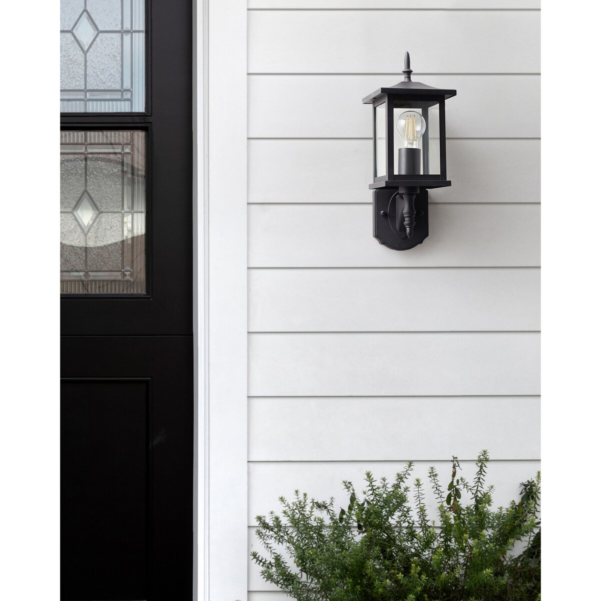 Lampa ścienna ogrodowa ANDAM Czarny