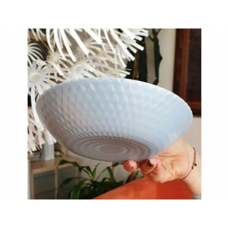 KOMPLET OBIADOWY 18 ele SZARY PAMPILLE LUMINARC okrągłe talerze zastawa