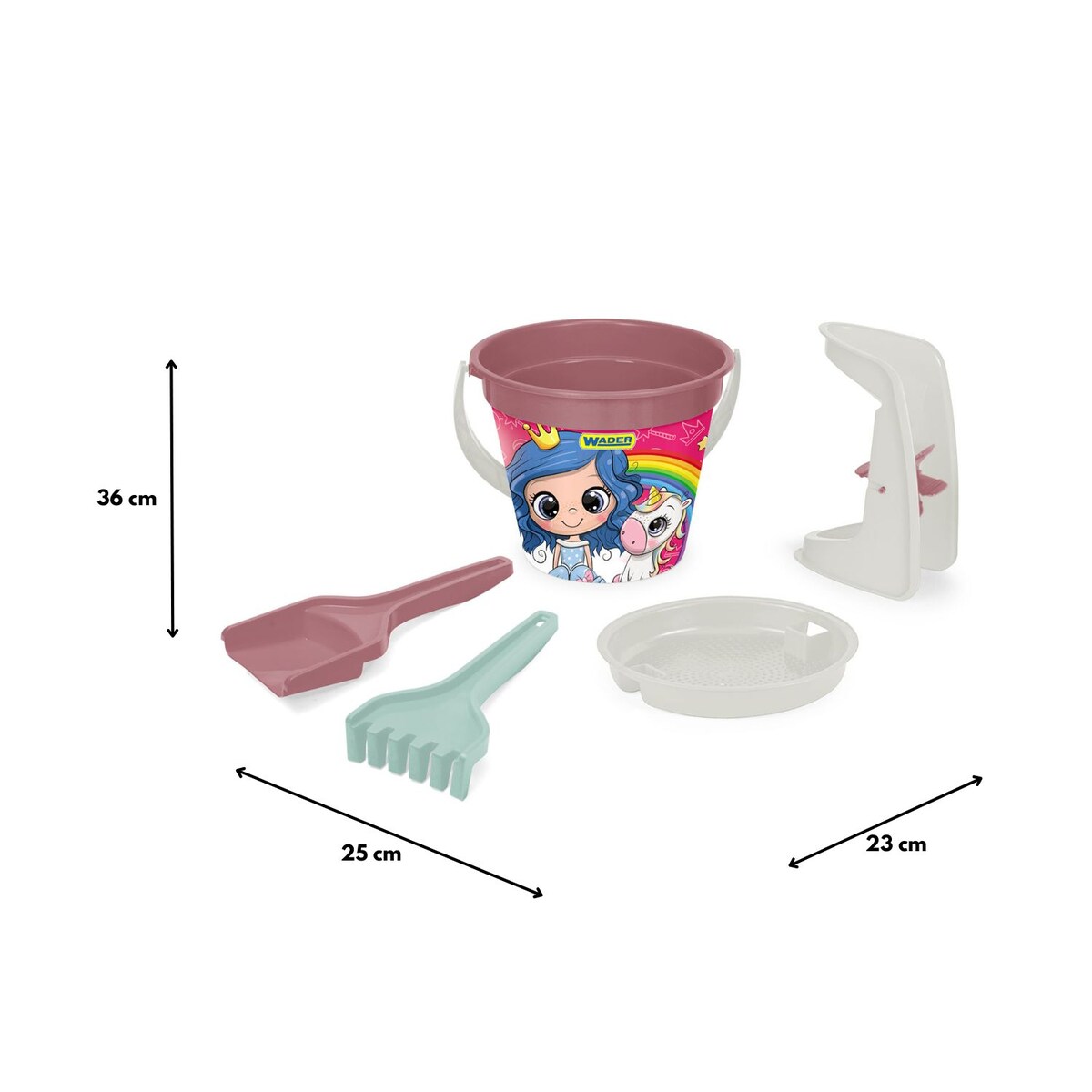 Replay Princess Komplet Do Piasku 5 El Zabawka Dla Dziewczynek WADER