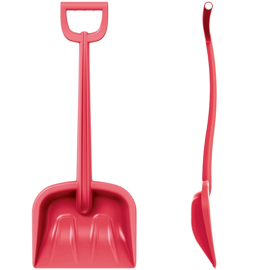 Łopata Do Śniegu Dla Dzieci Dziecięca Łopatka Do Odśnieżania Plastikowa Kidy 66 Cm Koralowy