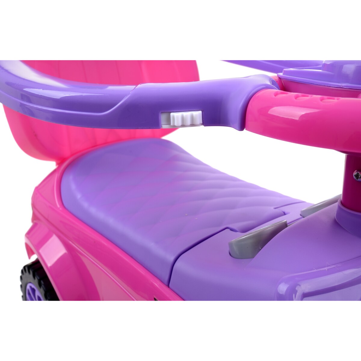 Jeździk FUNFIT KIDS różowy samochodzik dla dzieci pchacz 3w1 do 27 kg