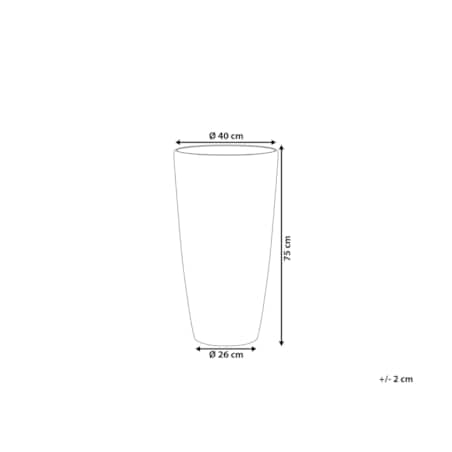 Doniczka ⌀ 40 cm złota TSERIA
