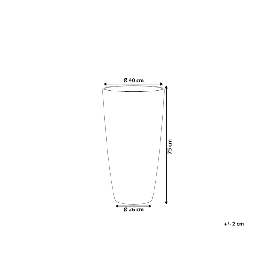 Doniczka ⌀ 40 cm złota TSERIA