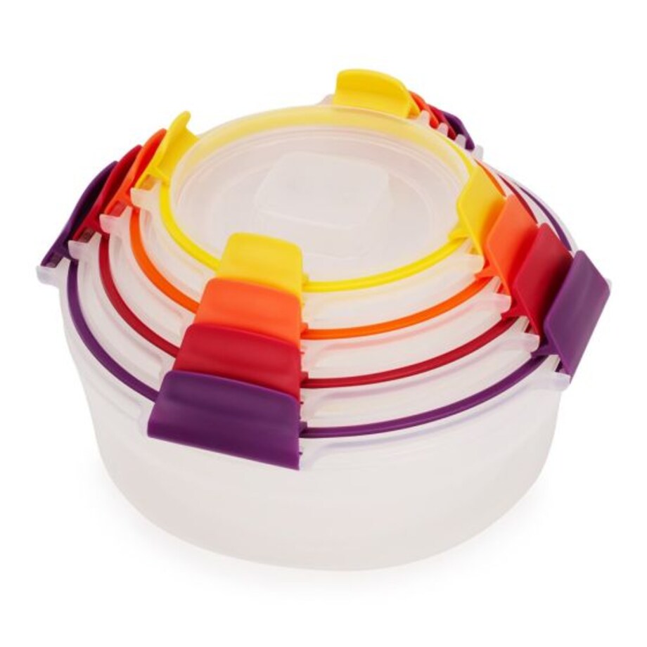 Zestaw 4 pojemników okrągłych Multicolor Nest Lock Joseph Joseph