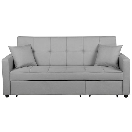 Sofa rozkładana dla 3 osób GLOMMA Jasnoszary