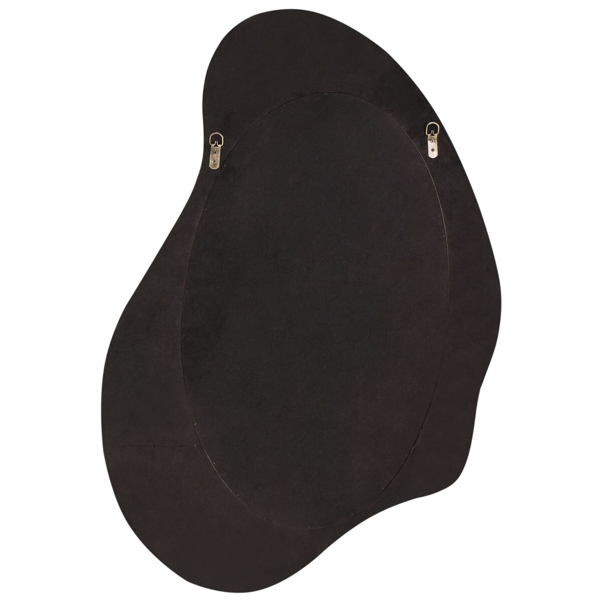 Lustro ścienne HOURTIN 68 x 100 cm Brązowy