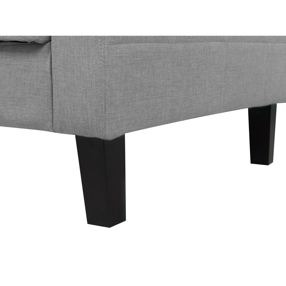 Sofa rozkładana dla 3 osób VEHKOO Jasnoszary
