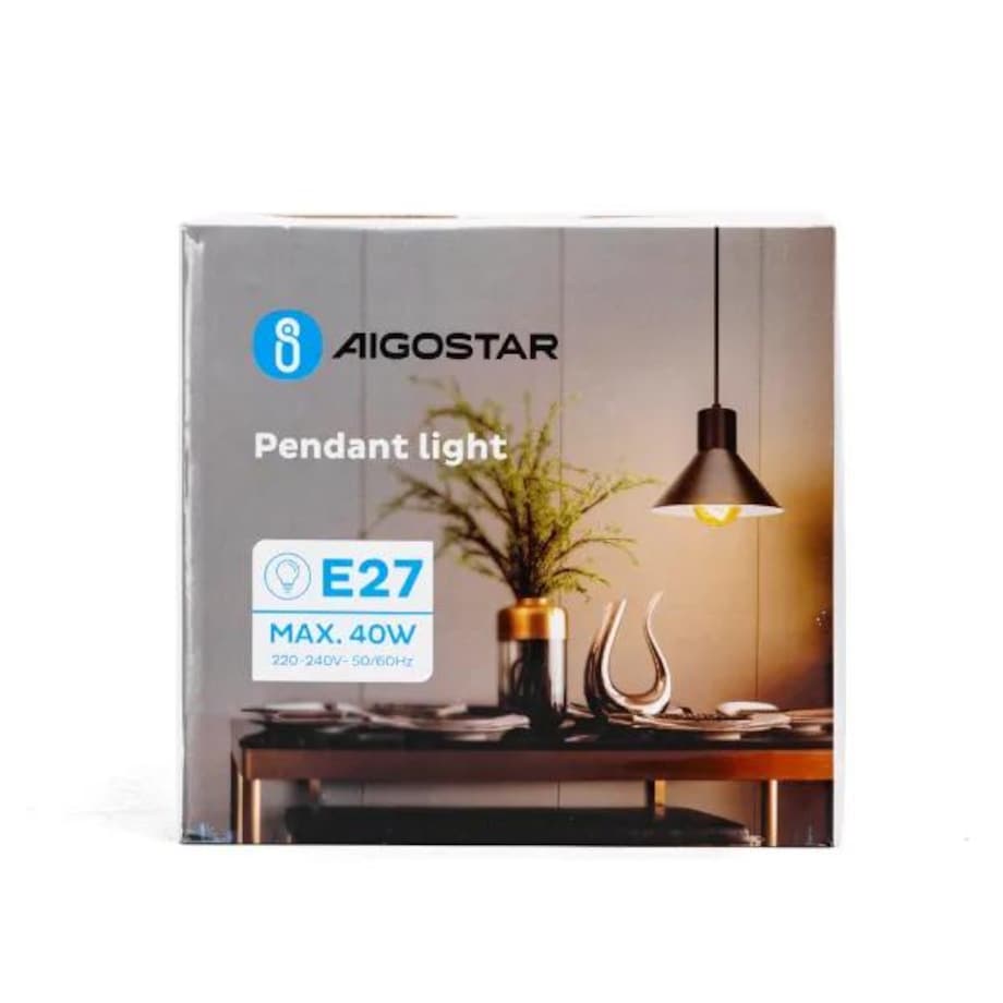 Sufitowa lampa wisząca ANNA 120 cm czarna