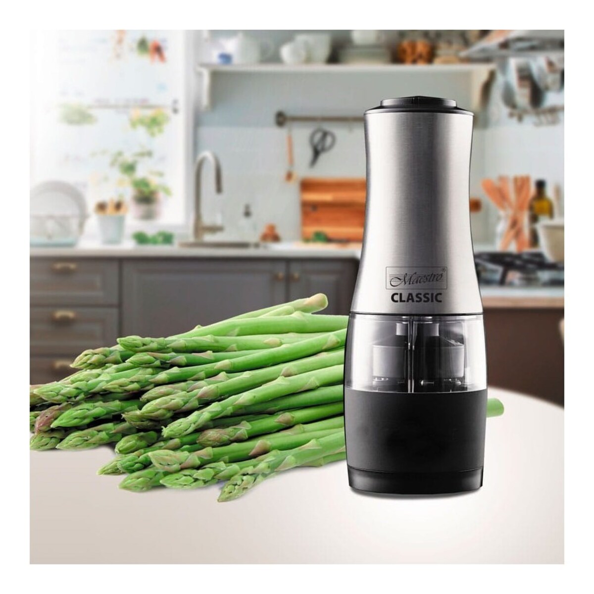 Maestro młynek elektryczny 2w1 do soli i pieprzu MR1724